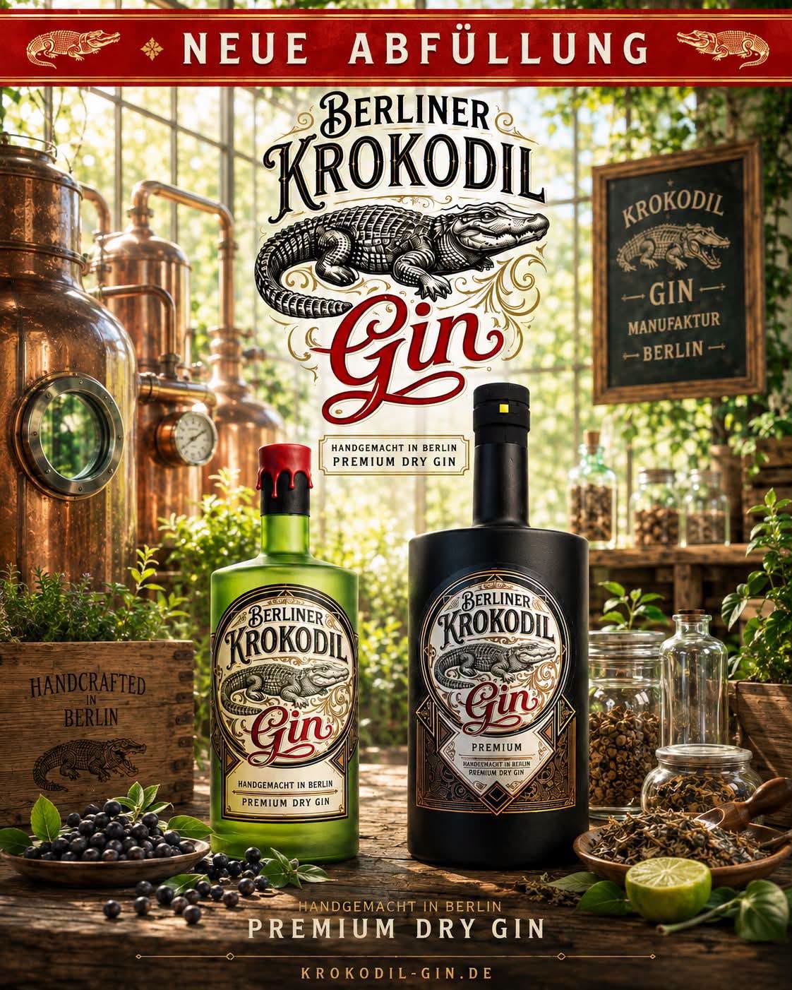 BERLINER KROKODIL GIN
