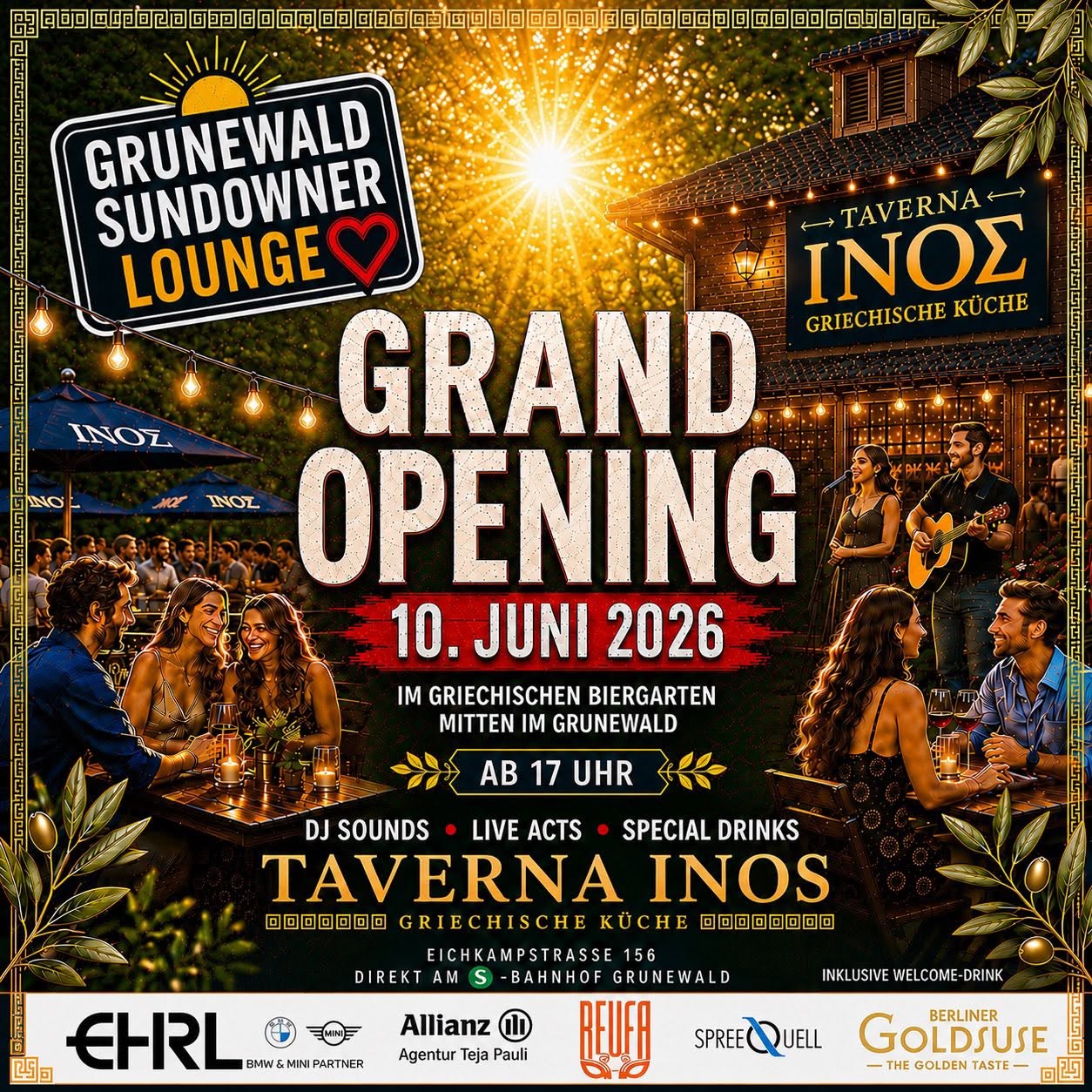 BERLINER GOLDSUSE + TAVERNA INOS