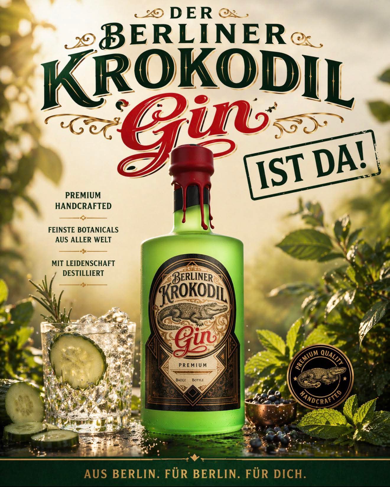 BERLINER KROKODIL GIN