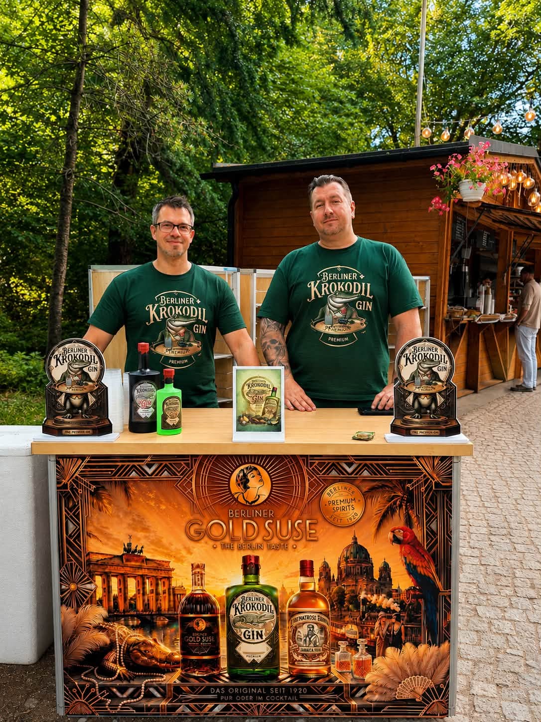 BERLINER KROKODIL GIN Team zu Gast bei SOLEA THURSDAYS @LOCANDA 12 APOSTOLI im Grunewald
